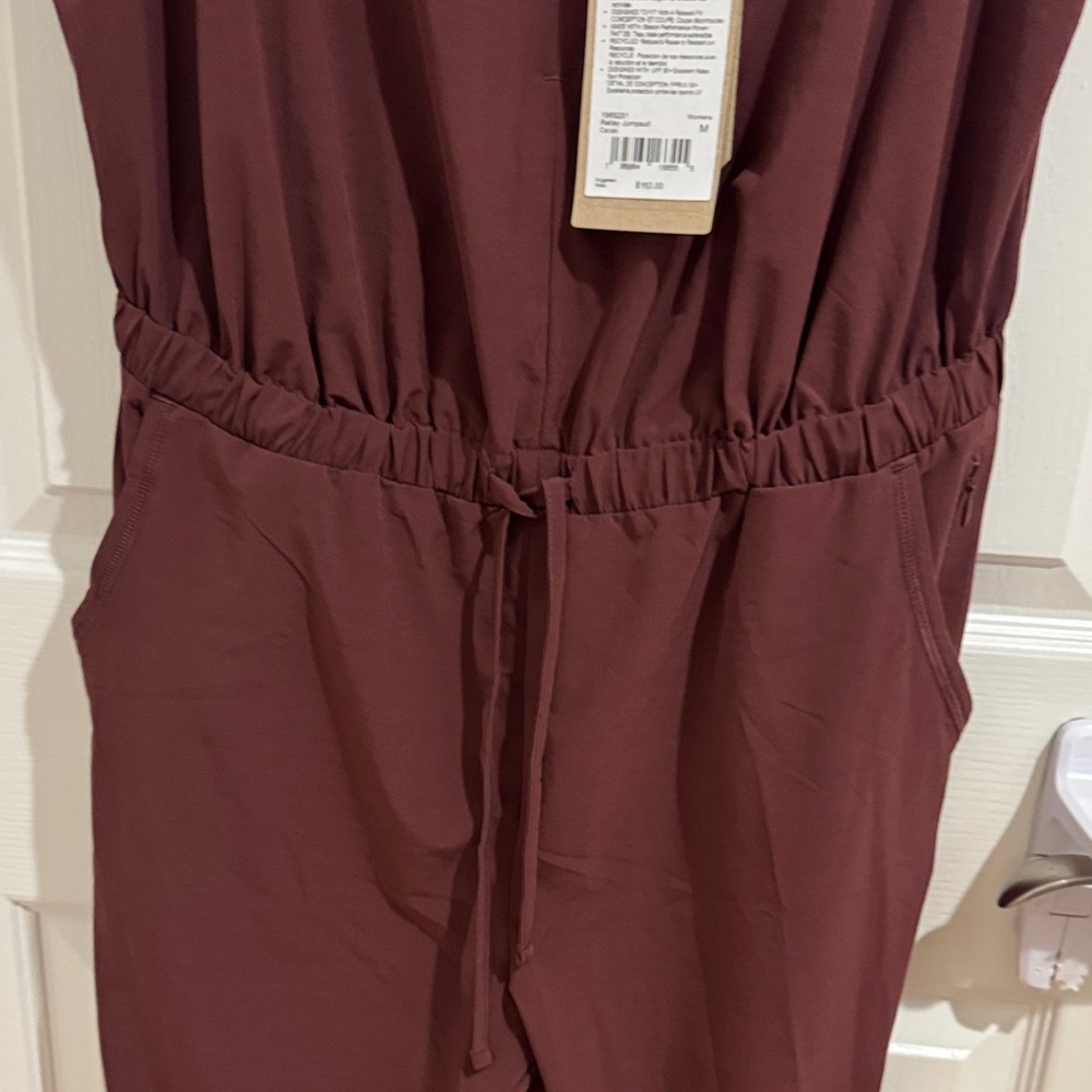 Prana Deep Red Jumpsuit - Picture 6 of 8